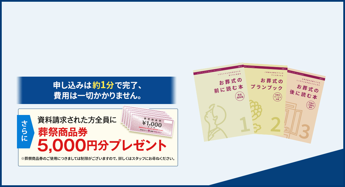 資料請求受付中