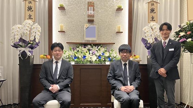 温かい雰囲気で見送ることが出来ました。