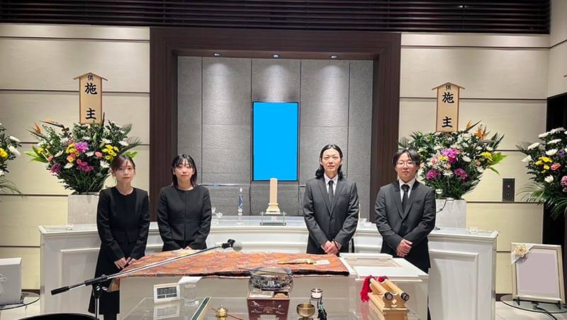 葬儀事例を頂いた、お客様の写真です。