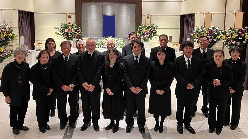 葬儀事例を頂いた、お客様の写真です。