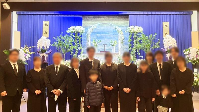 家族で温かい気持ちで見送ることができました。